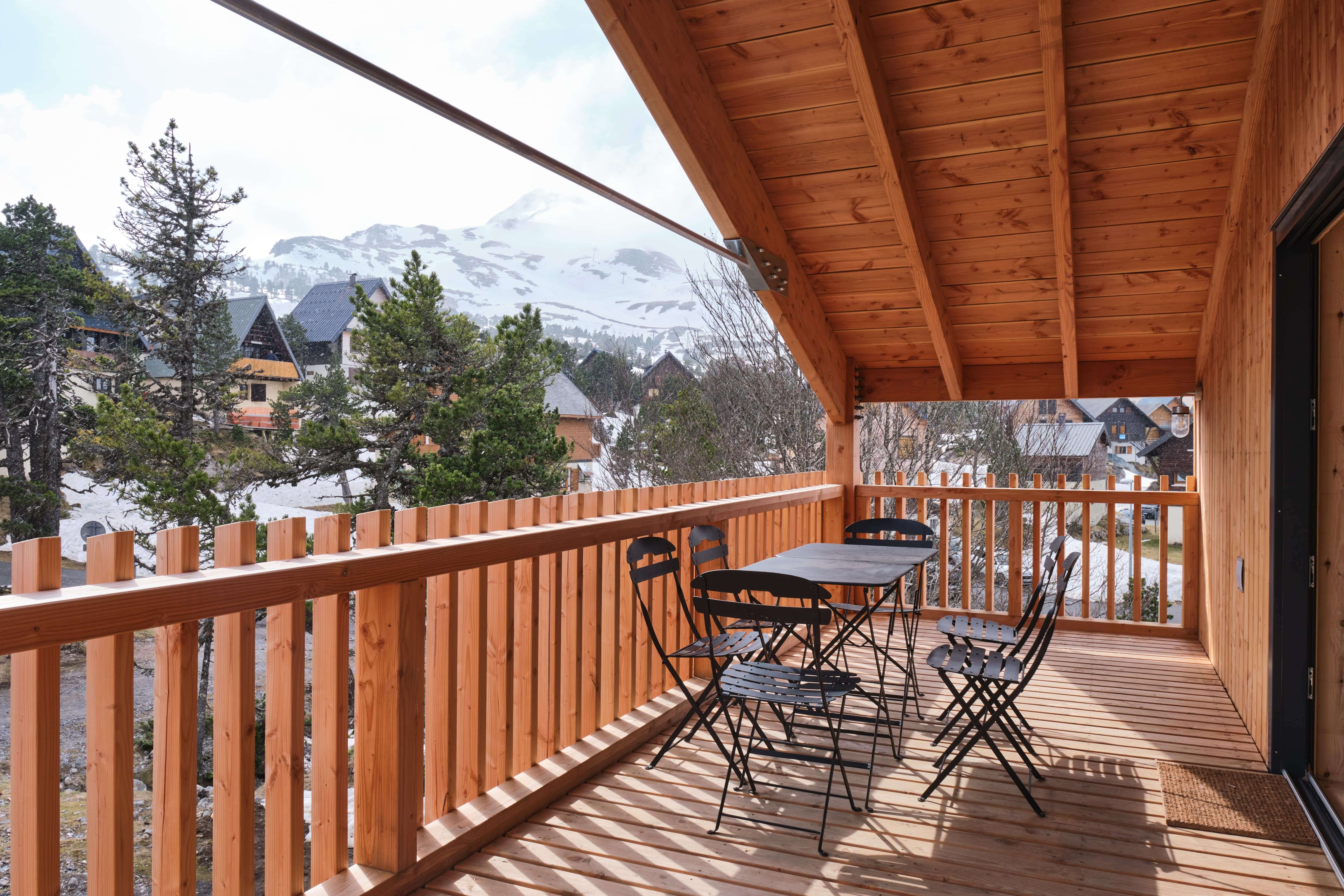 Terrasse - Chalet Melzerata - Les Maisons Escapia